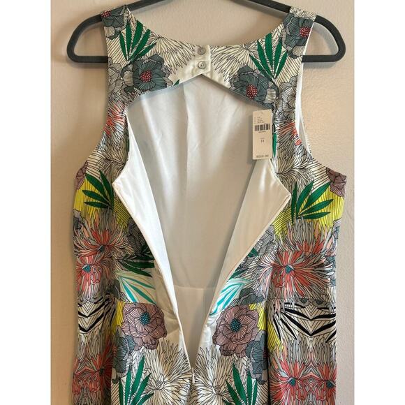 Anthro Corey Lynn Calter Metallic Party Jumpsuit Wide Leg 14 NWT - Picture 7 of 12